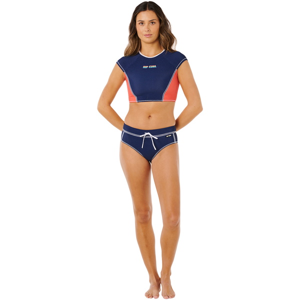 2026 Rip Curl -bikinibukser Til Kvinder Surf Tide Boy Short Bikini Bottoms 0W7WSW - Dark Navy
